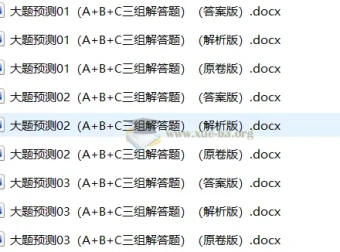 2026届高考物理三轮冲刺大题预测精练