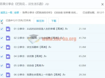 陈果分享会精选：把我说给你听、谈自信、谈幸福、谈优雅、谈生活乐趣