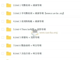 2025小学英语六年级总复习（秋上·全国版）培训班课程
