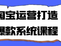 淘宝运营爆款打造系统课程：从零到爆款的全流程实操指南