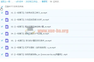 【2022寒】初三物理通用尖端班（廉思佳）——中考物理一轮复习与电学专项突破