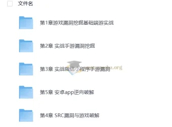 游戏漏洞挖掘实战教程：端游、页游、手游逆向技术全解析