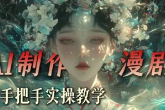 抖音80W粉丝博主亲授，AI漫剧制作全流程实战课程