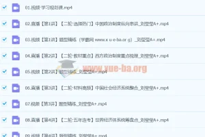 2024高三历史二轮复习 刘莹莹寒假班课程
