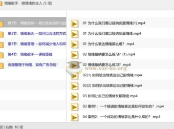 情绪舵手：做情绪的主人——系统情绪管理课程