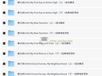 高中外研版英语必修1-4精讲视频+78讲考试技巧全攻略