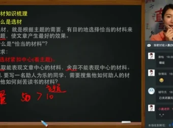 初中作文7天速成班：审题立意、结构技巧与高分模板精讲