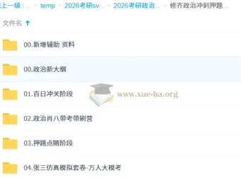2026考研政治冲刺押题班·张修齐全程精讲