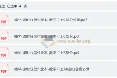 初中数学七年级课时分层作业本（含答案详解）