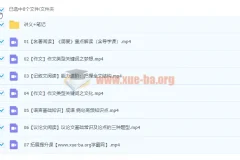 2022初三语文暑假尖端班 宋北平 课程讲义与视频