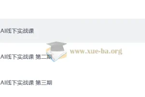 AI线下实战课 1-3期合集：从入门到进阶的全流程实操指南