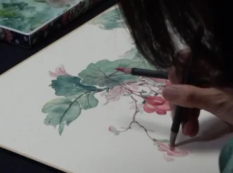 零基础国画入门：小马啸羽没骨花鸟技法精讲