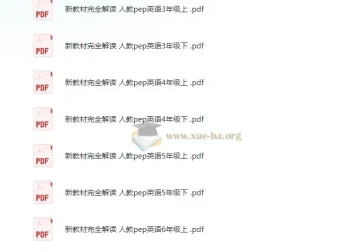 小学英语2024新教材完全解读 人教PEP版全年级同步辅导