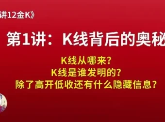 熊猫交易学社黄金VIP系统课：精讲12金K实战战法