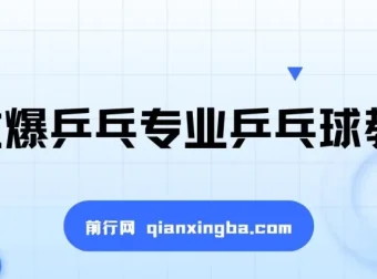 全世爆乒乓专业乒乓球教学课 从基础到实战的系统训练