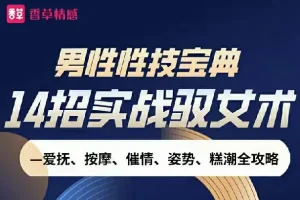 男性性技宝典视频课：14招实战驭女术全攻略