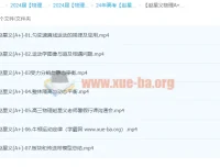 2024高三高考物理一轮复习 赵星义A+暑假班
