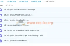 2024高三高考物理一轮复习 赵星义A+暑假班