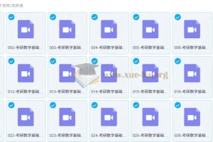 张同斌考研数学基础课程：高等数学系统精讲