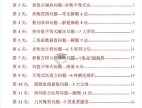 2026版高考数学破题秒杀36大招 PDF学习文档