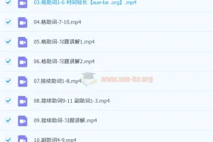 2024届高考日语一轮复习全程班：语法归纳精讲