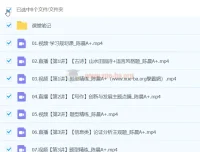 陈晨语文2024高二语文A+春季班课程笔记与视频合集