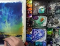 零基础水彩风景绘画54课：系统入门到进阶创作