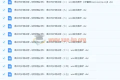 高中物理必修一同步测试卷15份（含解析）