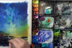 零基础水彩风景绘画54课：系统入门到进阶创作