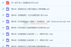 2024初一语文孙清珍A+秋季班课程精讲