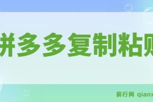拼多多复制粘贴引流创业粉，日引300+精准付费用户实操教程