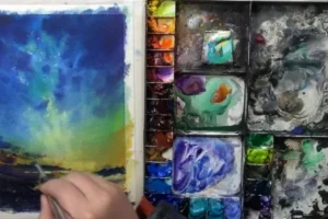 零基础水彩风景绘画54课：系统入门到进阶创作