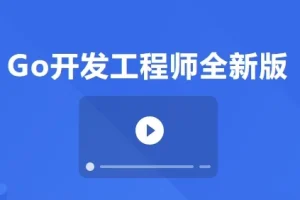 Go开发工程师全新版·微服务电商项目实战