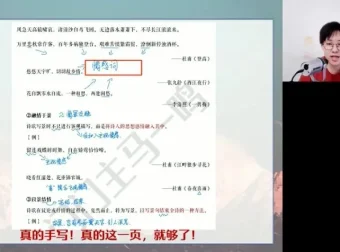 2024高三语文冲刺押题：马一鸣考点精讲与高分技巧