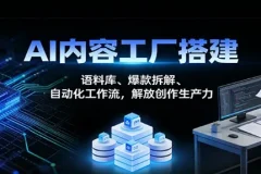 AI内容工厂搭建实战：语料库构建、爆款拆解与自动化工作流全攻略