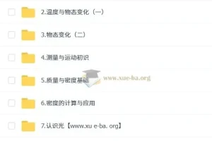 余沛洲2026届初二物理秋季班（全国版·A+）课程资源