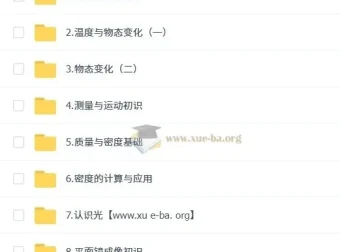 余沛洲2026届初二物理秋季班（全国版·A+）课程资源