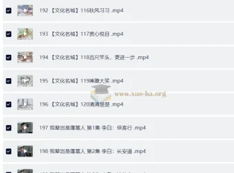 跟着成语去旅游196集全（千年古都76集+文化名城120集）