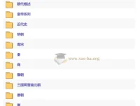 中国全朝代历史思维导图 PDF 可打印版