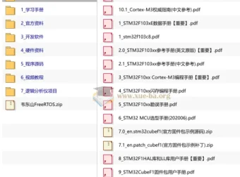 韦东山DShanMCU-F103开发板全套资料包