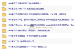 安卓逆向入门教程《安卓逆向这档事》完整版