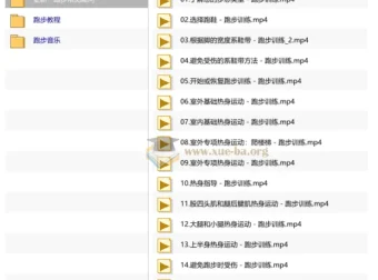 无伤跑姿有氧核心：从入门到高手跑步技巧教程，涵盖短跑、半马、全马、超马及2000首跑步音乐