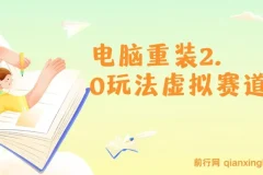 电脑重装2.0玩法虚拟赛道：长期蓝海项目，小白也能轻松上手，一单29.9元起