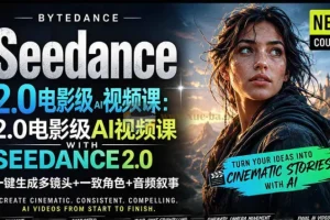 Seedance 2.0 AI电影视频生成制作教程：一键创作多镜头一致角色音频叙事