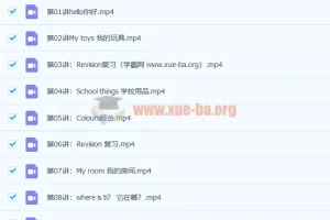 张婷婷 2019暑 小学二年级英语暑假班 10讲视频课程