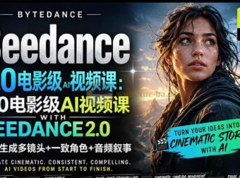Seedance 2.0 AI电影视频生成制作教程：一键创作多镜头一致角色音频叙事