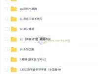 朱韬2026初三中考数学数理思维春季班（全国版·S）系统课程