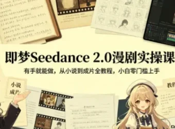 即梦Seedance 2.0漫剧实操：从小说到成片全流程教程