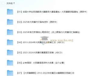 2025全国大学生英语翻译大赛备考资料合集