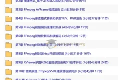 C++音视频开发实战：FFmpeg基础到多路H265监控录放系统